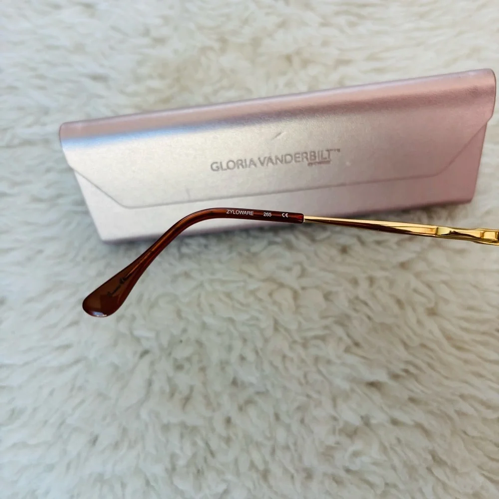 Gloria Vanderbilt Zyloware 265 Women's Multicolor Glasses Frame Only w/ case